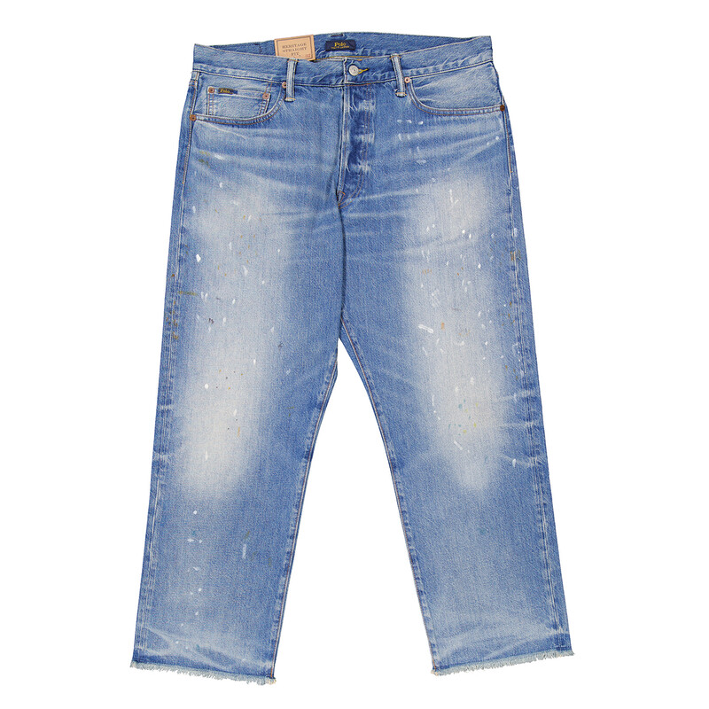 Polo Ralph Lauren Mid-Rise Cotton Denim Jeans, Size 38W-32L