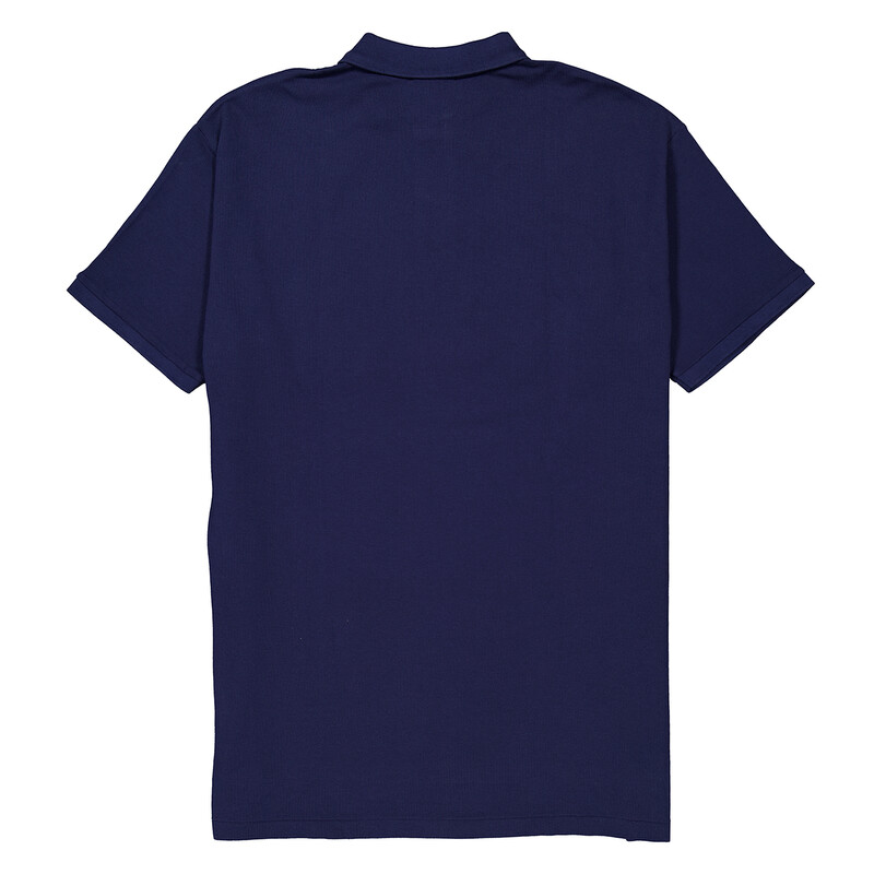 Polo Ralph Lauren Navy 20/1 Big Fit Logo Mesh Polo Shirt, Size