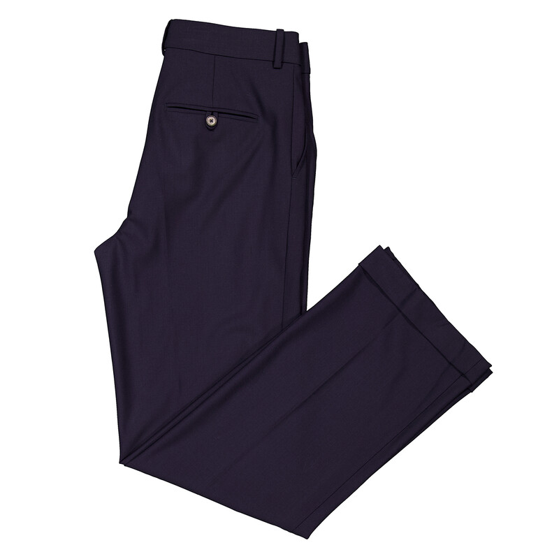 go-getter Ralph Lauren スラックス ネイビー ワイド Polo Ralph Lauren Pleated Design Straight-Leg Long Pants, Size 0