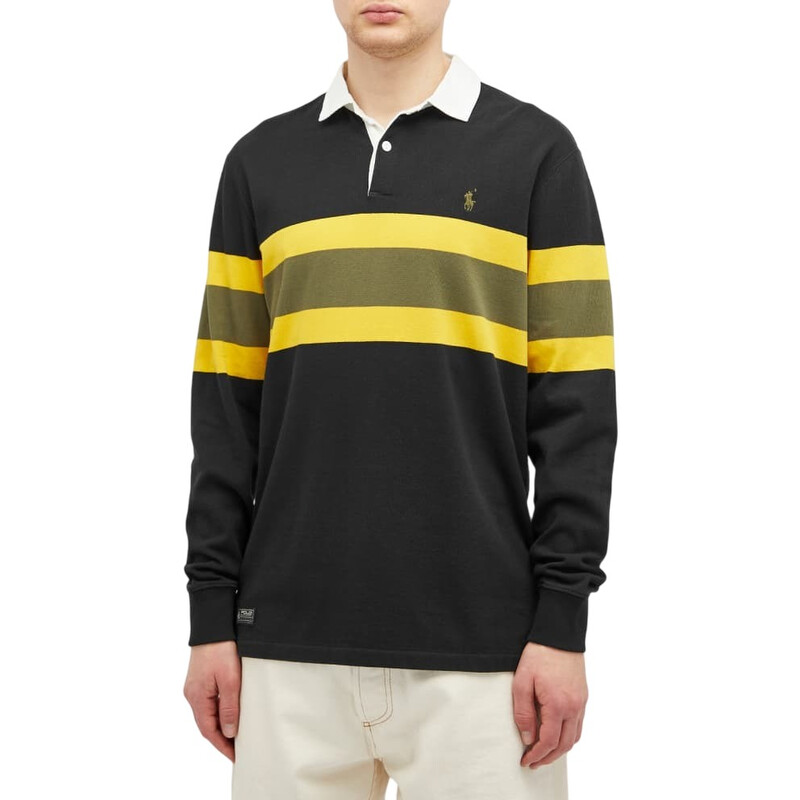 Polo by Ralph Lauren Rugby Shirt, ラガーシャツ 1989 Crest Rugby Shirt - Size L
