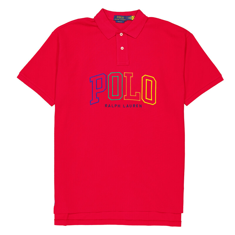 Polo Ralph Lauren Red 20/1 Big Fit Logo Mesh Polo Shirt, Size X
