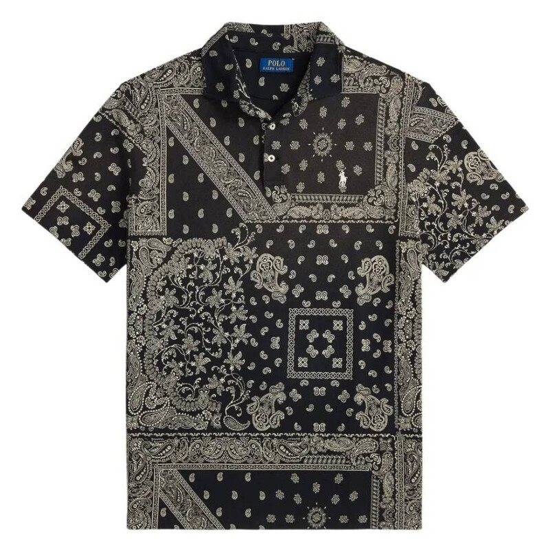 Polo Ralph Lauren Bandanna Mesh Polo Shirt, Size Large