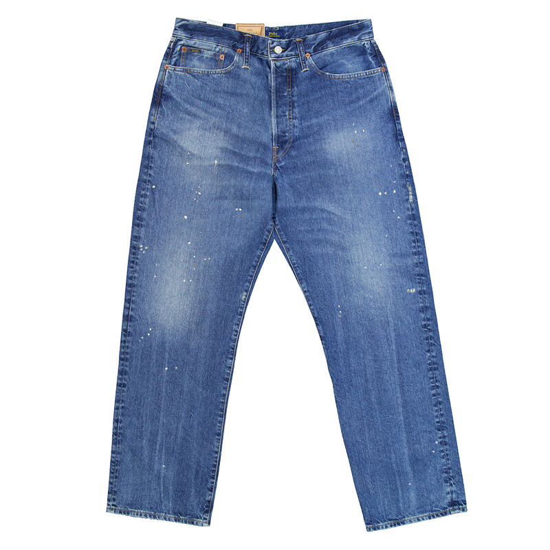 Polo Ralph Lauren Vintage Straight-Fit Denim Jeans, Size 38W-32L