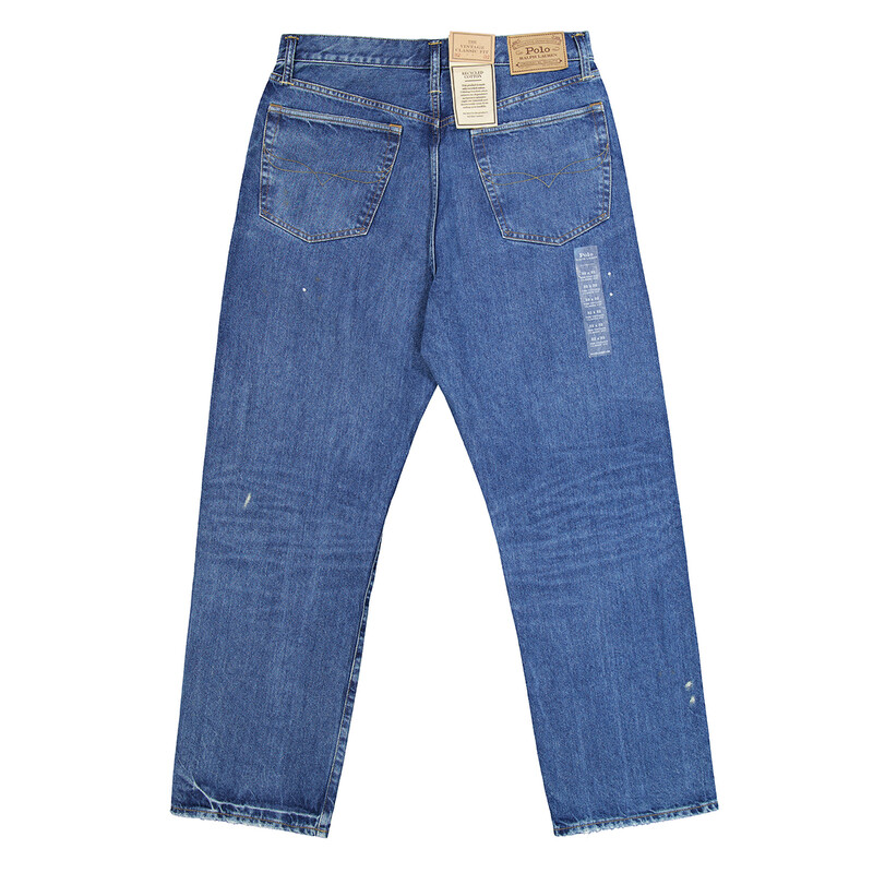 Polo Ralph Lauren Vintage Straight-Fit Denim Jeans, Size 38W-32L