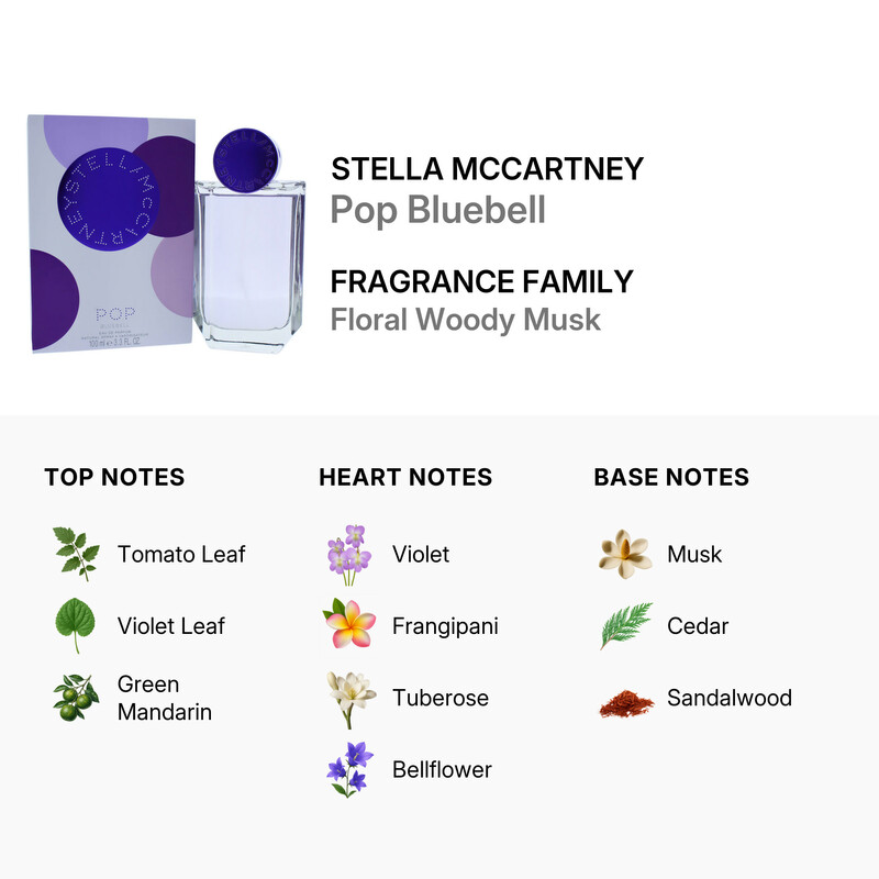 Stella McCartney POP オードトワレ 100ml 2本　セット Stella McCartney Pop Bluebell by Stella McCartney for Women - 3.3