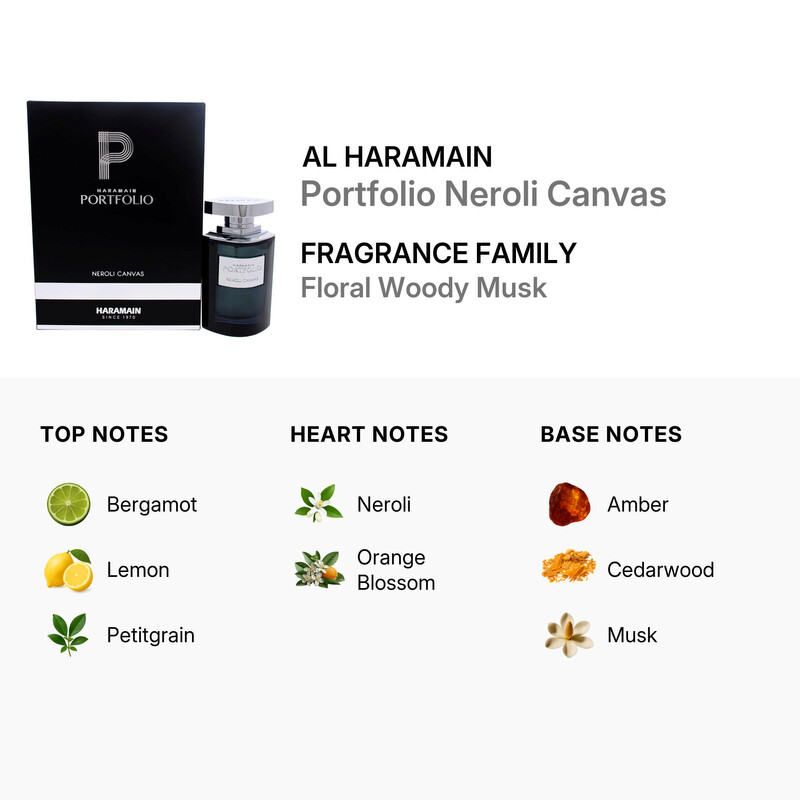 Al Haramain Portfolio Neroli Canvas by Al Haramain for Unisex