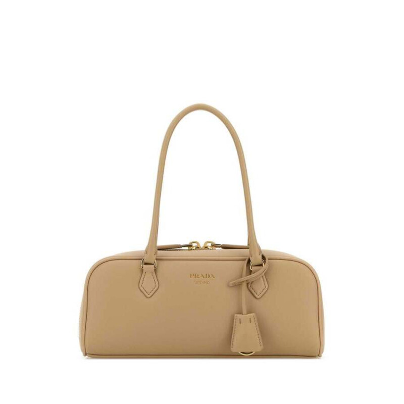 Prada Bauletto Shoulder Bag — Beige 1BB1702CYS F0036 - Handbags