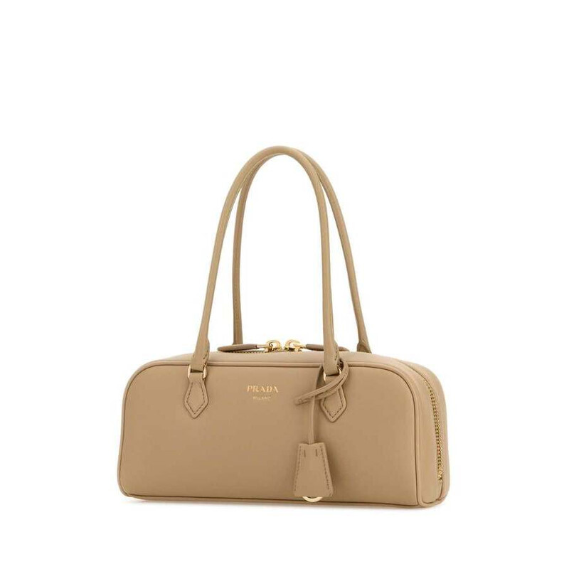 Prada Bauletto Shoulder Bag — Beige 1BB1702CYS F0036 - Handbags