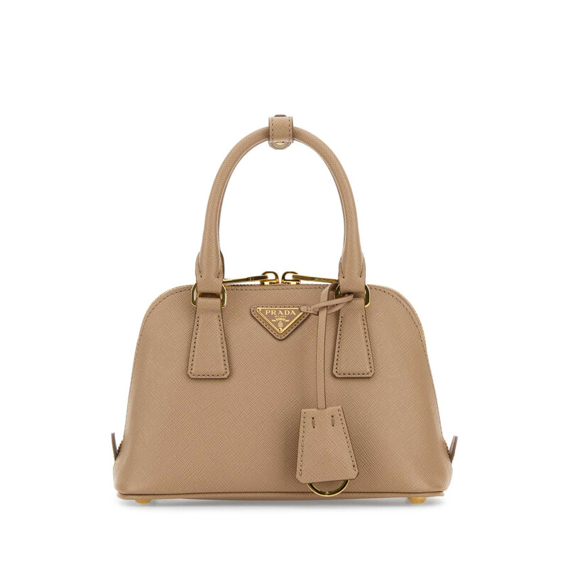 Prada Beige Leather Handbag 1BA851VEOONZV F0770 8052218131368