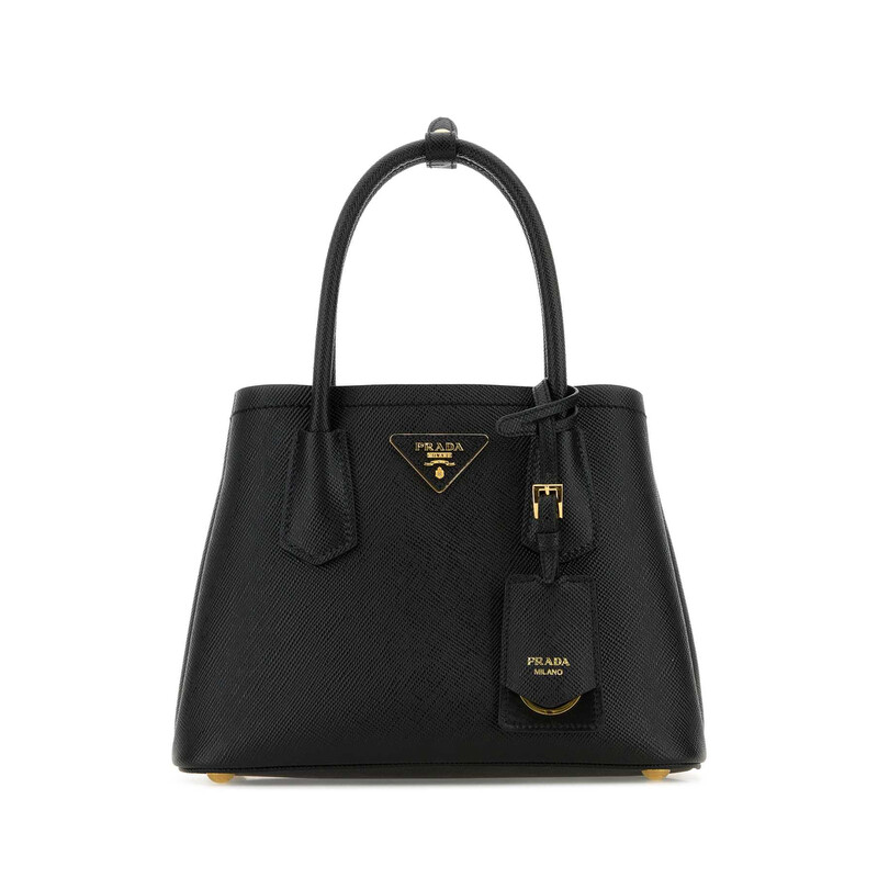 Prada Black Leather Handbag 1BG443VXOG2A4A F0002 8050242548794