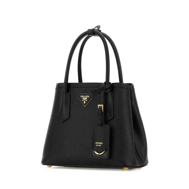 Prada Black Leather Handbag 1BG443VXOG2A4A F0002 8050242548794