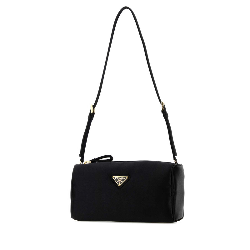 Prada Black Satin Mini Shoulder Bag 1NE064AC4 F0002 - Handbags