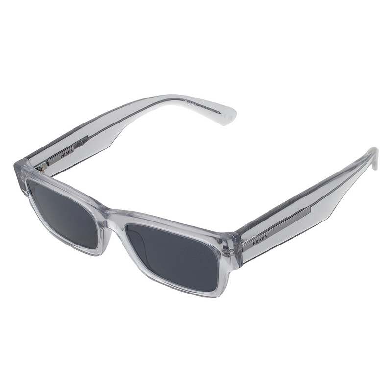 Prada Blue Rectangular Men's Sunglasses PR A03S 17P0A9 56