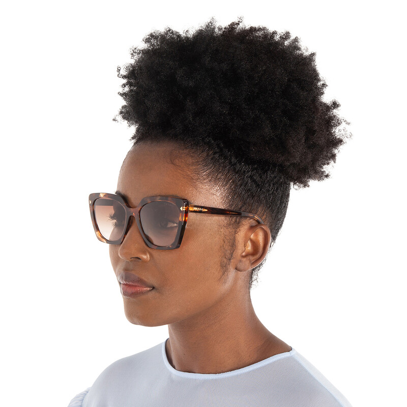 Prada Brown Gradient Butterfly Ladies Sunglasses PR 23ZS 07R0A6 54