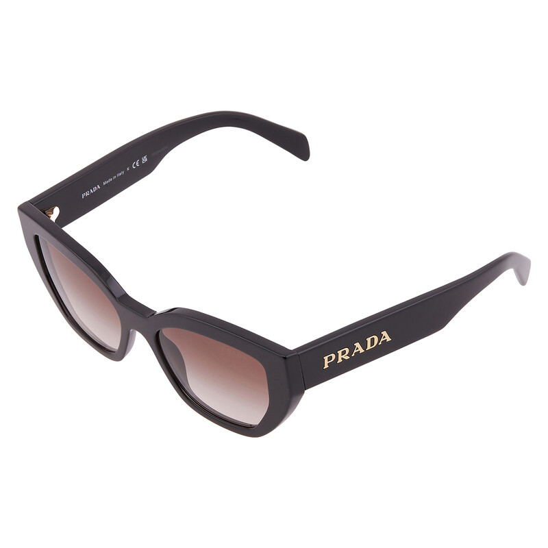 Prada A09S 1AB0A6 53 Black Brown Gradient Sunglasses PRA09S Prada A09S 1AB0A6 53 Black Brown Gradient Sunglasses PRA09S  main image 4