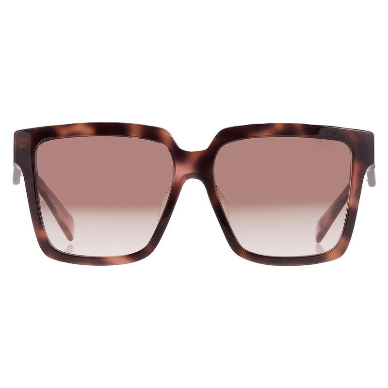 Prada Brown Gradient Square Ladies Sunglasses PR 24ZSF  display picture 3