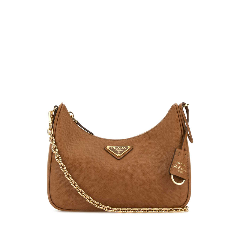 Prada Camel Leather Re-Edition 2005 Shoulder Bag 1BH204VV2PNZV