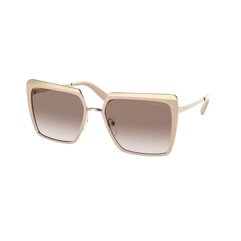Prada Clear Gradient Brown Square Ladies Sunglasses PR 58WS  display picture 3