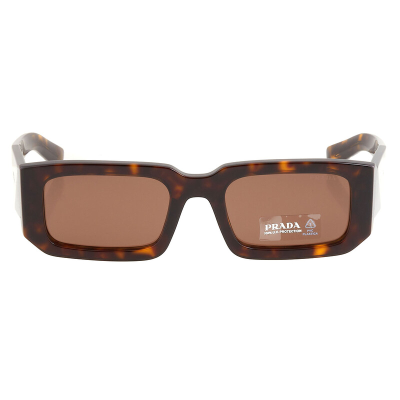 PRADA サングラス 64018 ブラウン Chocolate Brown Lenses Sunglasses With Triangle Logo | PRADA