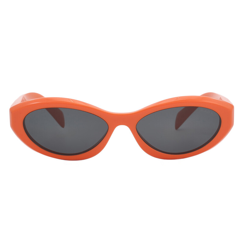 Prada Dark Gray Irregular Ladies Sunglasses PR 26ZS 12L08Z 55