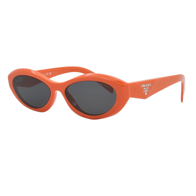 Prada Dark Gray Irregular Ladies Sunglasses PR 26ZS 12L08Z 55