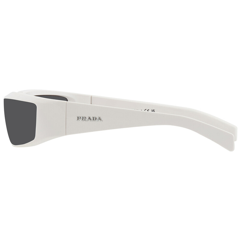Prada Dark Gray Rectangular Men's Sunglasses PR 25YS 461550 63