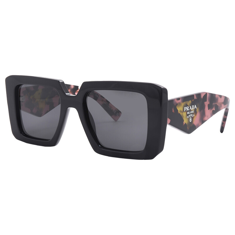 Prada Dark Gray Square Ladies Sunglasses PR 23YS 1AB5S0 51