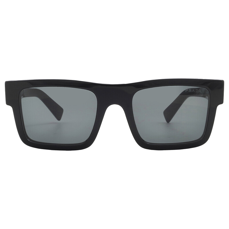 Prada Dark Grey Browline Men's Sunglasses PR 19WS 1AB5S0 52
