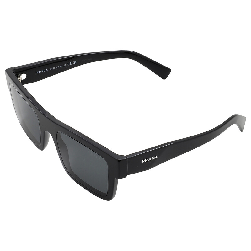 Prada Dark Grey Browline Men's Sunglasses PR 19WS 1AB5S0 52