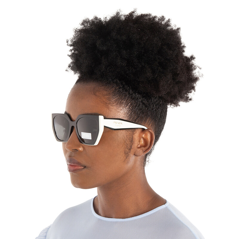 Prada Dark Grey Cat Eye Ladies Sunglasses PR 15WS 09Q5S0 54