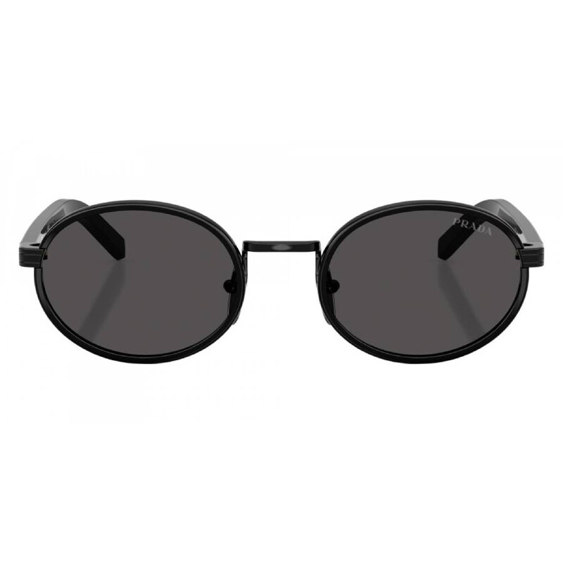 Prada Dark Grey Oval Ladies Sunglasses PR B56S AAV08Z 52  display picture 1
