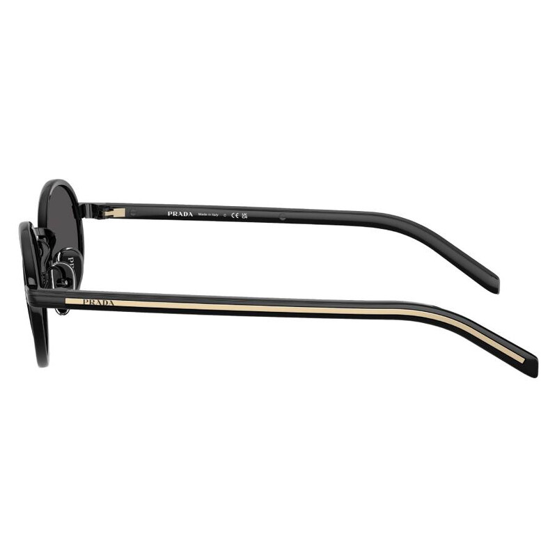 Prada Women Sunglasses Black Grey Oval PRB56S AAV08Z NEW AUTHENTIC Prada PR B56S AAV08Z Sunglasses Women main image 4
