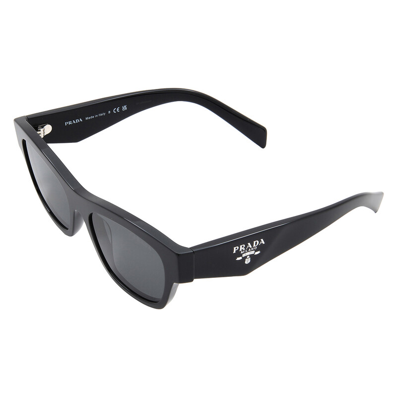 Prada Dark Grey Rectangular Ladies Sunglasses PR B09S 16K08Z  display picture 1