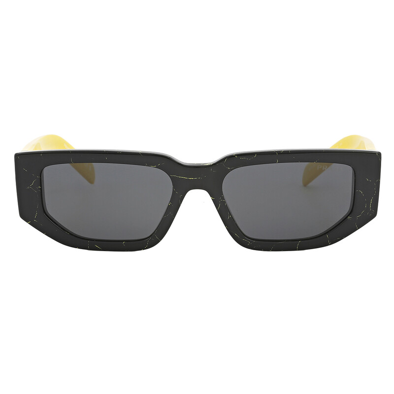 Prada Dark Grey Rectangular Men's Sunglasses PR 09ZS 19D5S0 54