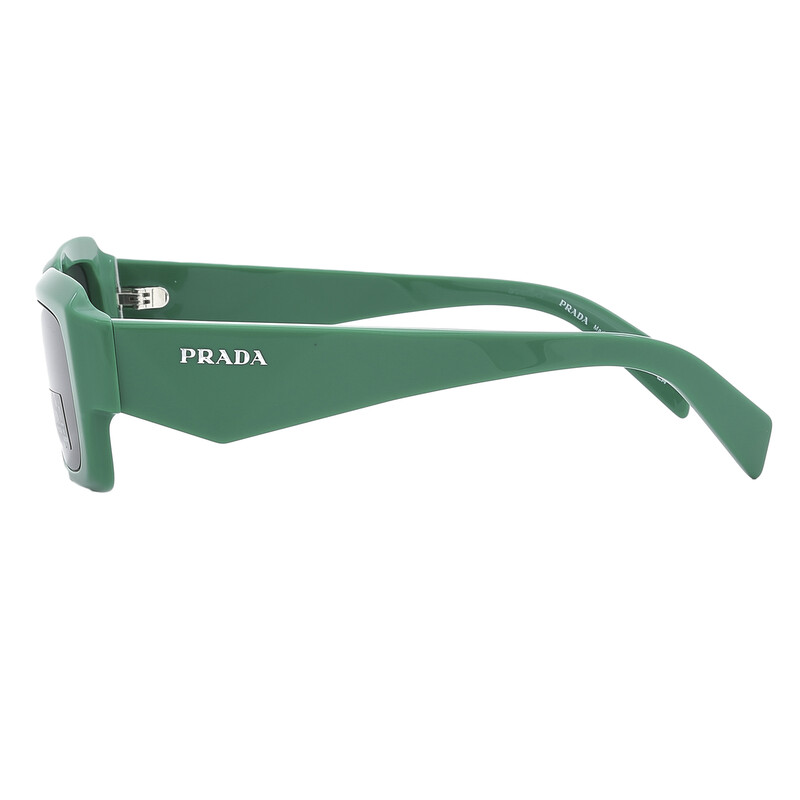 Prada Dark Grey Rectangular Men's Sunglasses PR 27ZS 11L08Z 54