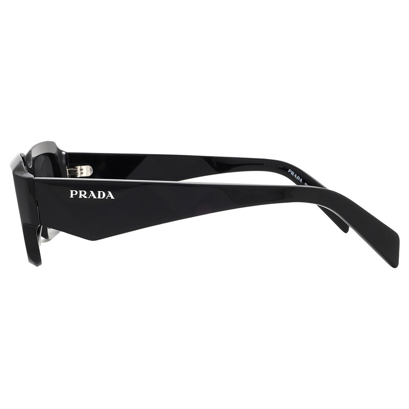 Prada Dark Grey Rectangular Men's Sunglasses PR 27ZS 16K08Z 54