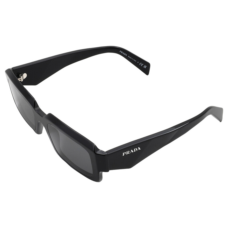 Prada Dark Grey Rectangular Men's Sunglasses PR 27ZS 16K08Z 54 Prada Dark Grey Rectangular Men's Sunglasses PR 27ZS 16K08Z 54
