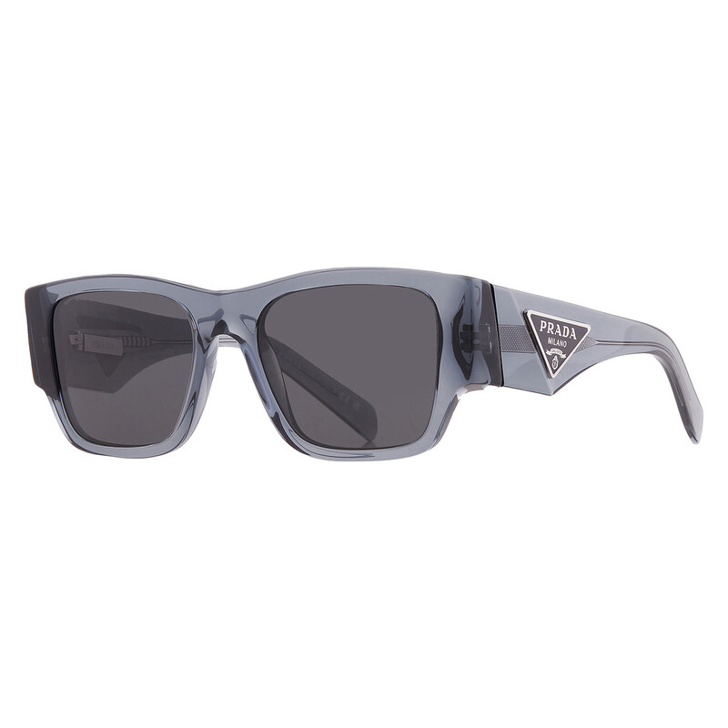 Prada Dark Grey Square Men's Sunglasses PR 10ZS 17T08Z 54