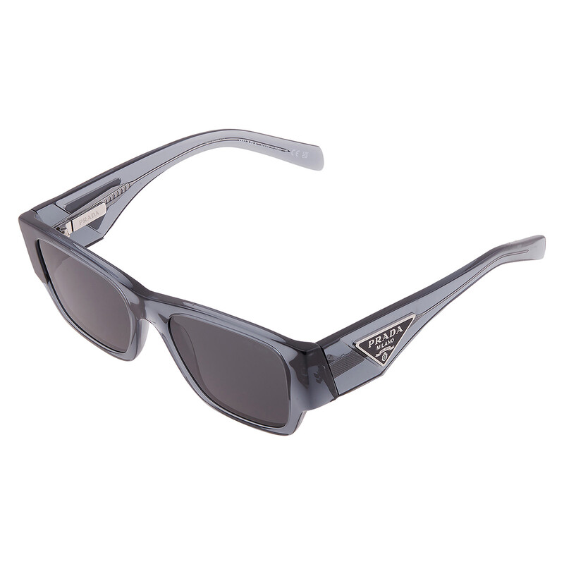 Prada Dark Grey Square Men's Sunglasses PR 10ZS 17T08Z 54