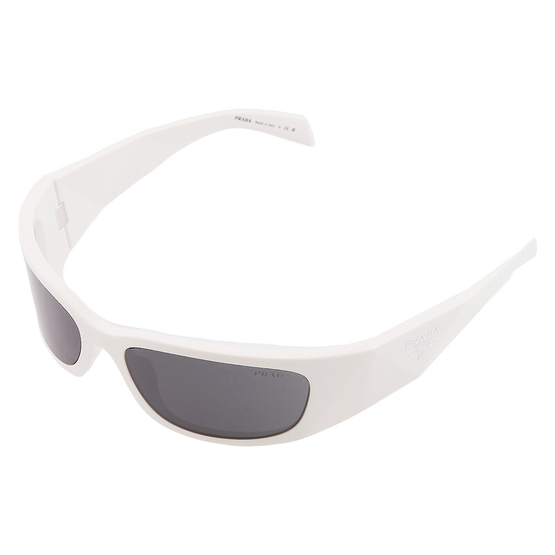 Prada Dark Grey Square Men's Sunglasses PR A19S 1425S0 60