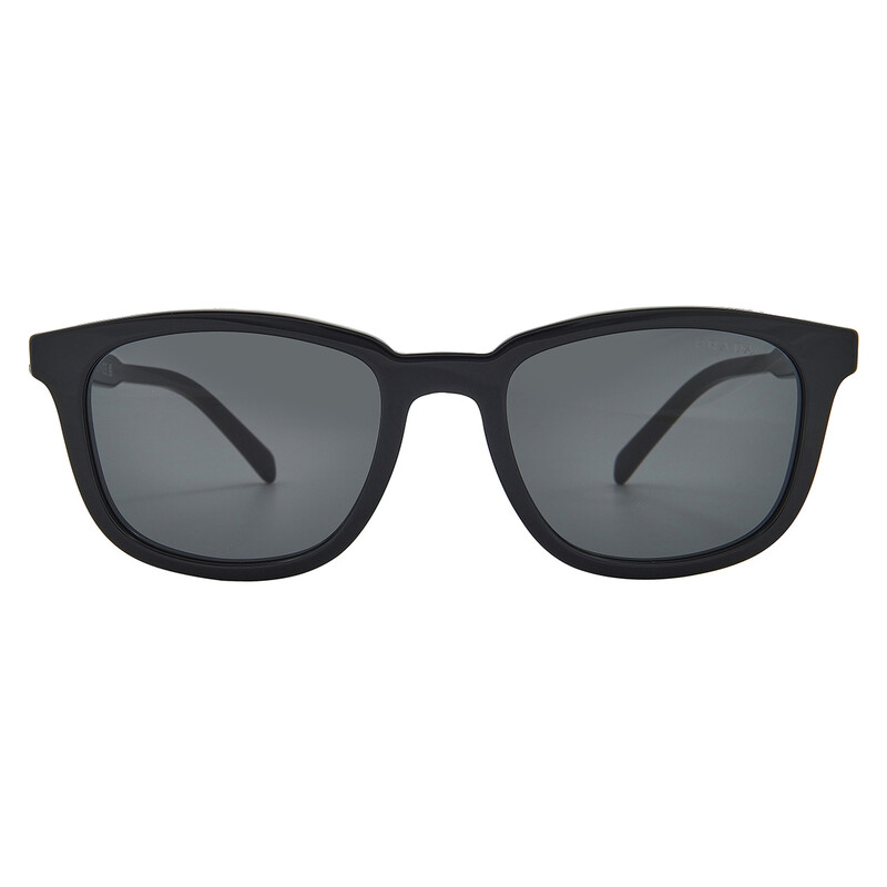 Prada Dark Grey Square Men's Sunglasses PR A21S 16K08Z 53