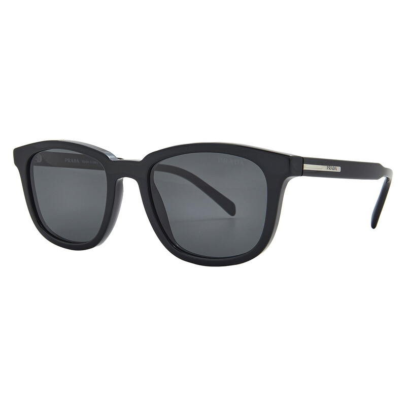 Prada Dark Grey Square Men's Sunglasses PR A21S 16K08Z 53