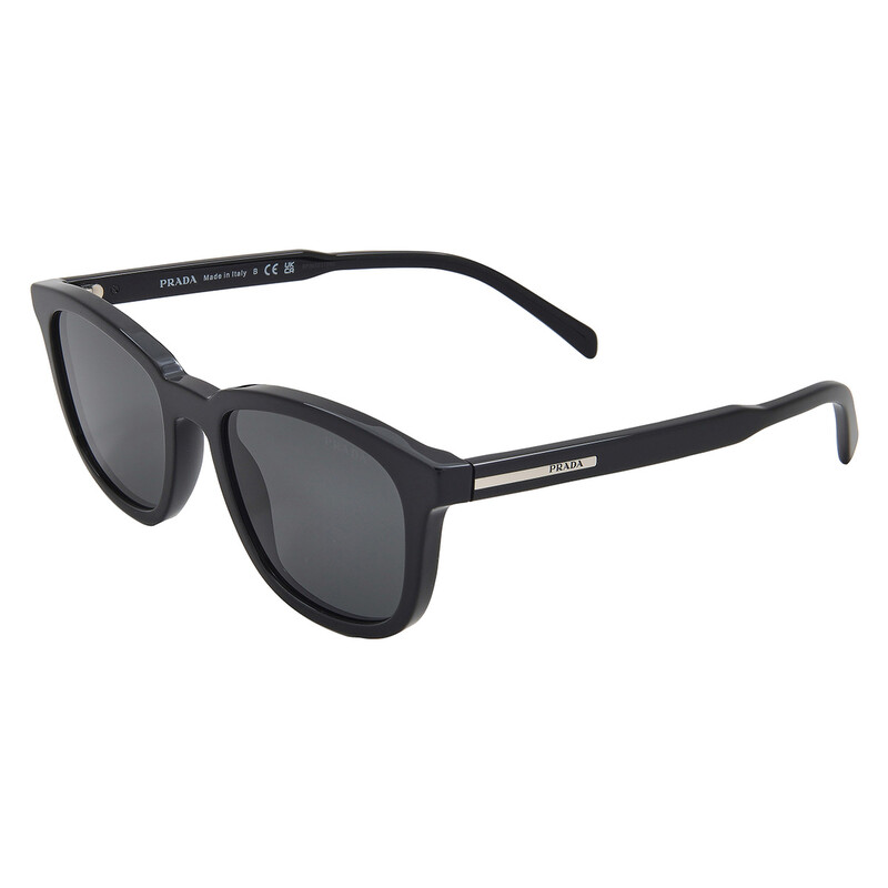 Prada Dark Grey Square Men's Sunglasses PR A21S 16K08Z 53