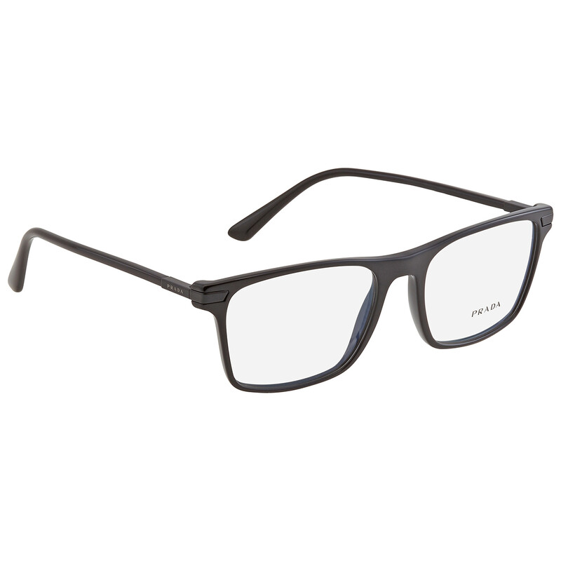 Prada Demo Rectangular Men's Eyeglasses PR 01WV 07F1O1 54 8056597239707 ...