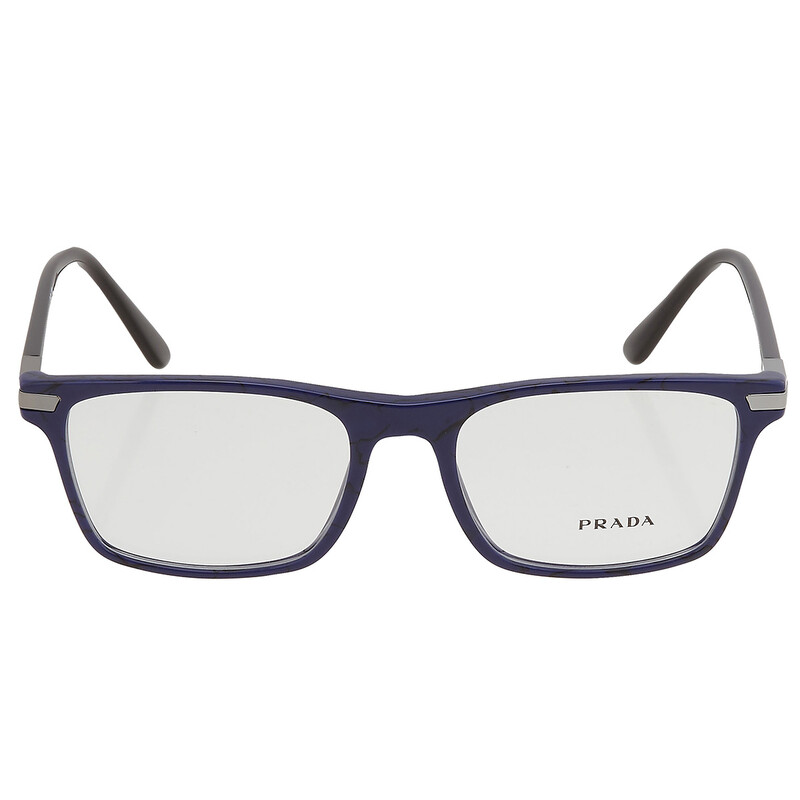 Prada Demo Rectangular Men's Eyeglasses PR 01WV 18D1O1 54 8056597753807 ...