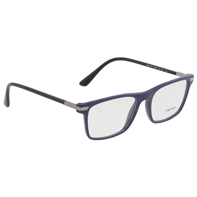 Prada Demo Rectangular Men's Eyeglasses PR 01WV 18D1O1 54 8056597753807 ...