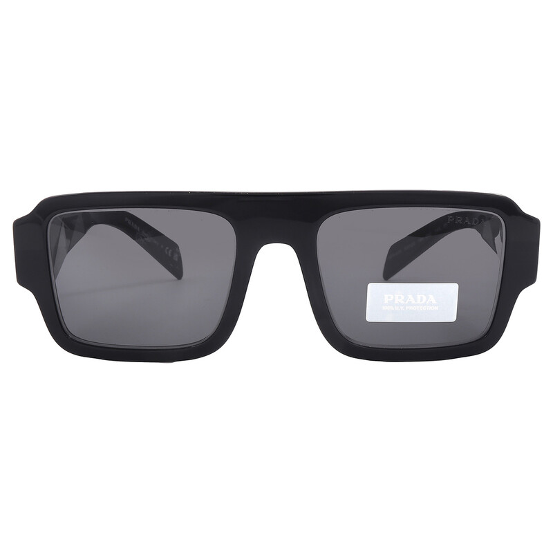 Prada Grey Browline Men's Sunglasses PR A05S 16K08Z 53