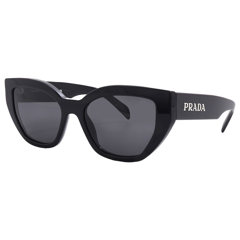 PRADA プラダ  SPR A09 1AB-5S0 プラダロゴ キャットアイ 53□18 145 PRADA - PRADA プラダ SPR A09 1AB-5S0 プラダロゴ キャットアイ 53
