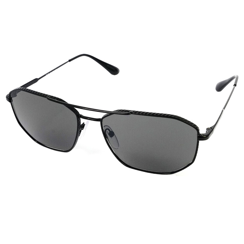 Prada Grey Pilot Men's Sunglasses PR 64XS 1AB731 57 8056597259910