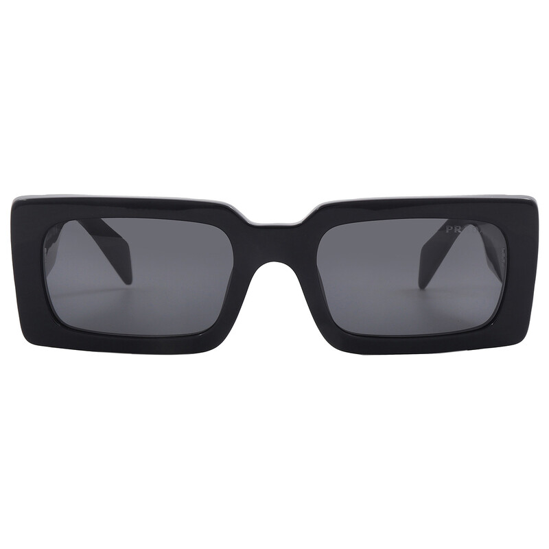 Prada Grey Rectangular Ladies Sunglasses PR A07S 1AB5S0 52